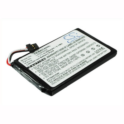3.7V, 850mAh, Li-ion Battery fits Navigon, 1400, 1410, 3.145Wh