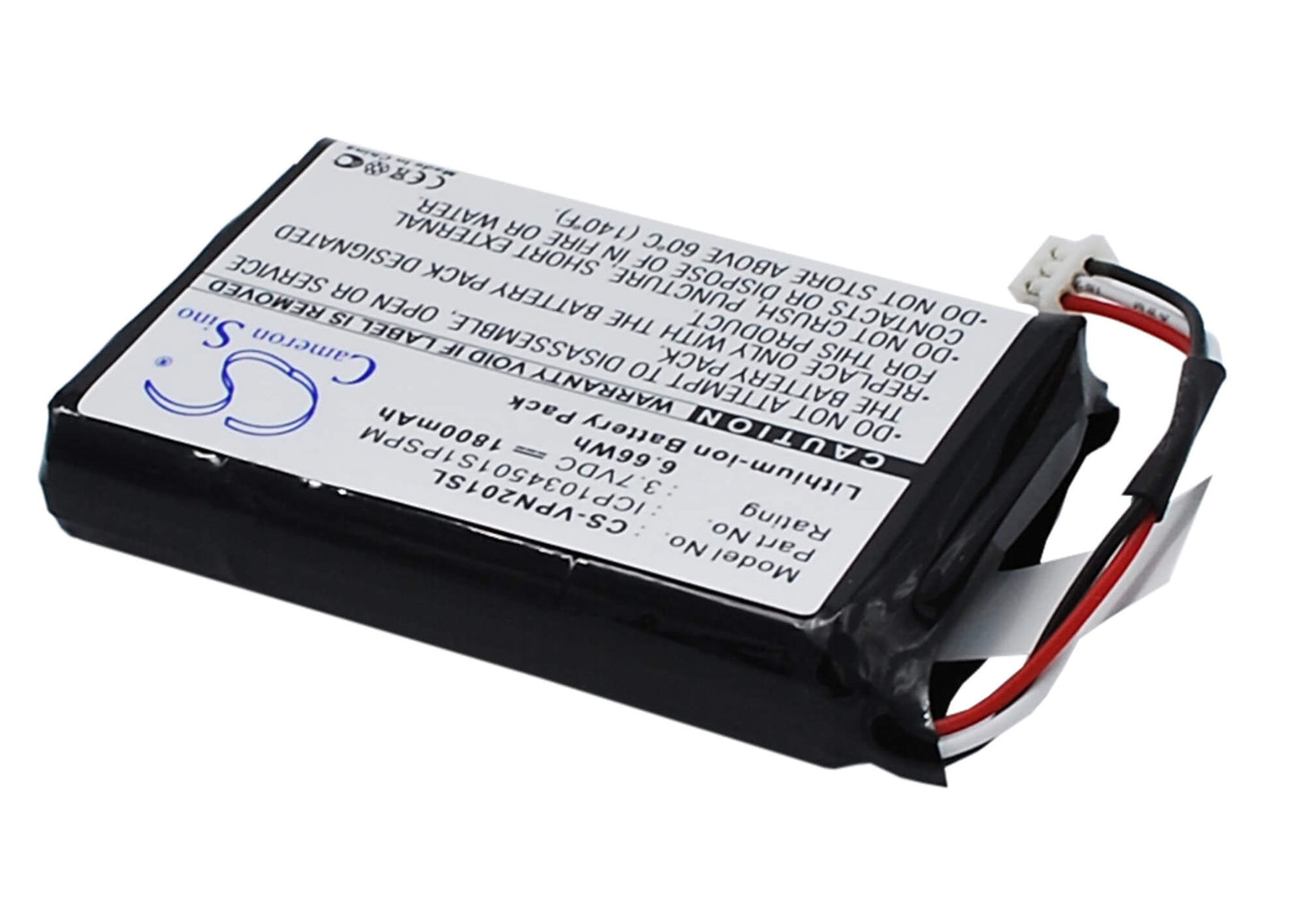 3.7V, 1800mAh, Li-ion Battery fits Vdo Dayton, Ms2010aus, 6.66Wh