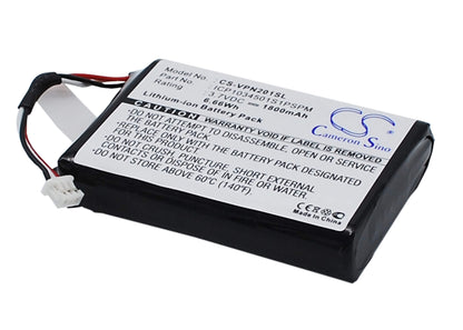 3.7V, 1800mAh, Li-ion Battery fits Vdo Dayton, Ms2010aus, 6.66Wh