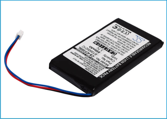 3.7V, 850mAh, Li-ion Battery fits Navman, F20, F20 Euro, 3.145Wh