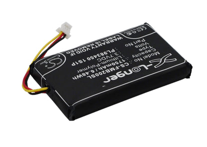 3.7V, 1750mAh, Li-Polymer Battery fits Falcom, Mambo 2, 6.475Wh