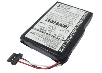 3.7V, 1200mAh, Li-ion Battery fits Navman, N60i Navpix, 4.44Wh
