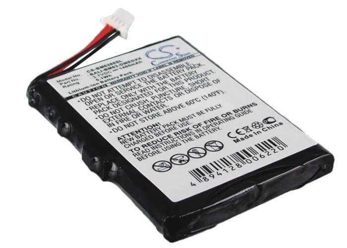 3.7V, 1400mAh, Li-ion Battery fits Bluemedia, Bm-6280, Bm6380, 5.18Wh