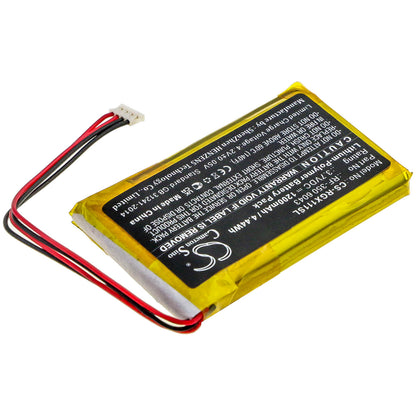 3.7V, 1200mAh, Li-Polymer Battery fits Renkforce, Gx-111, 4.44Wh