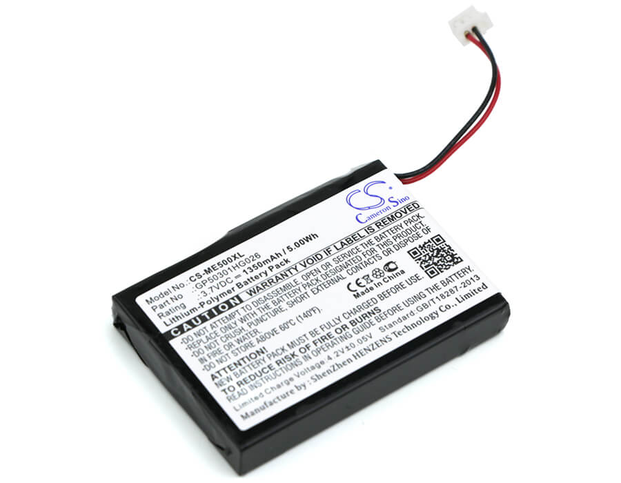 3.7V, 1350mAh, Li-Polymer Battery fits Firedoggolf, Xl2300, 4.995Wh