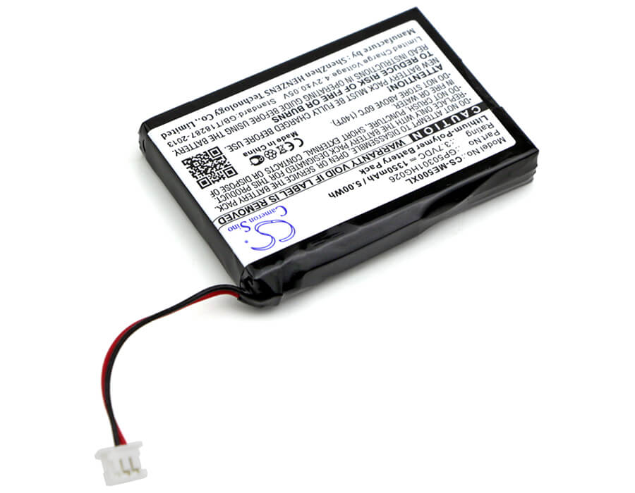 3.7V, 1350mAh, Li-Polymer Battery fits Radio Shack, 55026650, 4.995Wh