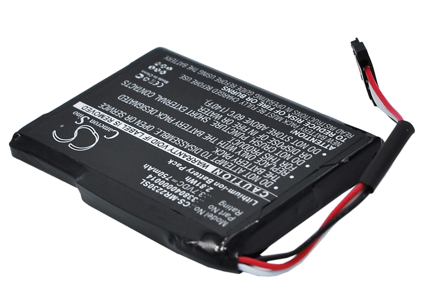 3.7V, 750mAh, Li-ion Battery fits Magellan, Roadmate 2230, Roadmate 2230t-lm, 2.775Wh