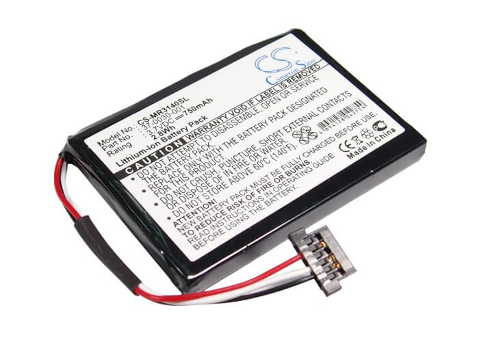 3.7V, 750mAh, Li-ion Battery fits Magellan, Maestro 3140, 2.775Wh