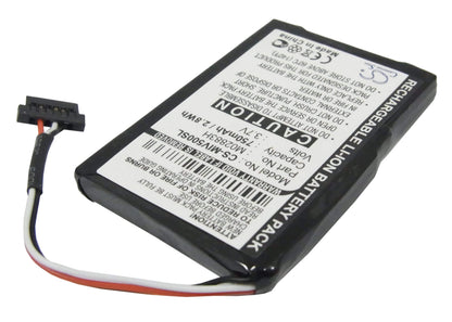 3.7V, 750mAh, Li-ion Battery fits Mitac, Mio Moov 500, Mio Moov 510, 2.775Wh