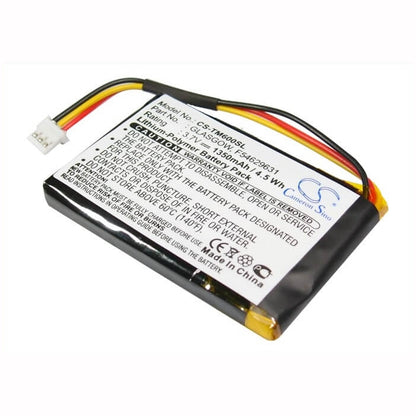 3.7V, 1350mAh, Li-Polymer Battery fits Tomtom, One V1, 4.995Wh