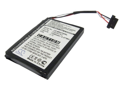3.7V, 1100mAh, Li-ion Battery fits Magellan, Ma4700sgxuc, Maestro 4700, 4.07Wh