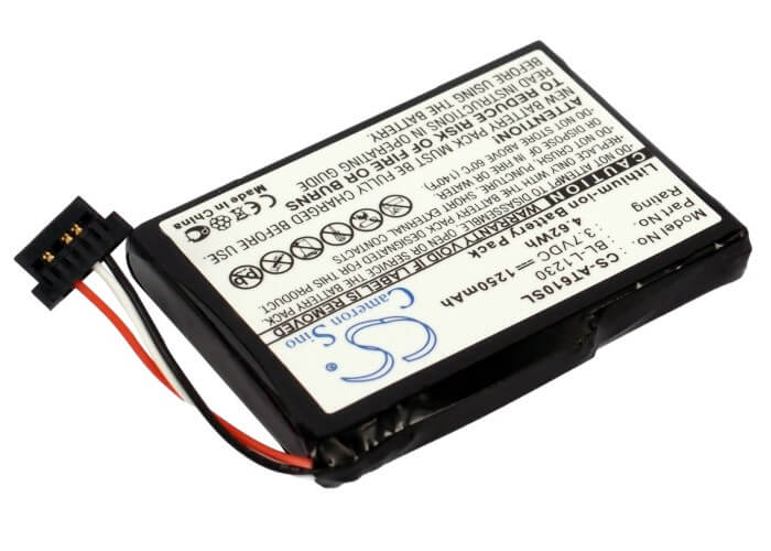 3.7V, 1250mAh, Li-ion Battery fits Airis, T610, T620, 4.625Wh