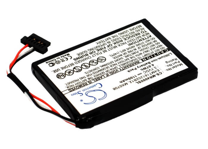 3.7V, 1100mAh, Li-ion Battery fits Magellan, Maestro 4000, Maestro 4000t, 4.07Wh