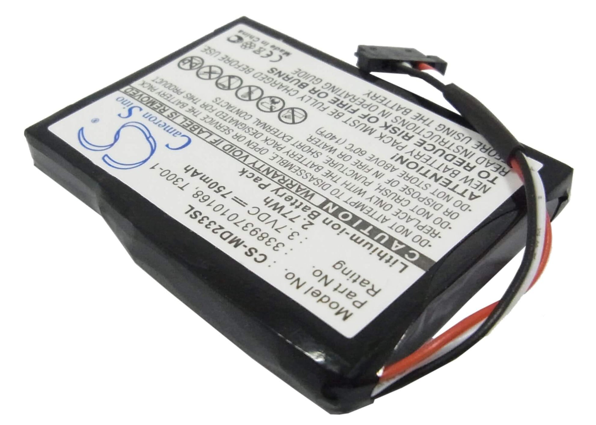 3.7V, 750mAh, Li-ion Battery fits Medion, Gopal E4430, Gopal E4435, 2.775Wh
