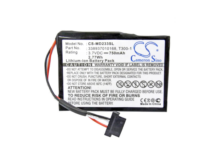 3.7V, 750mAh, Li-ion Battery fits Medion, Gopal E4430, Gopal E4435, 2.775Wh