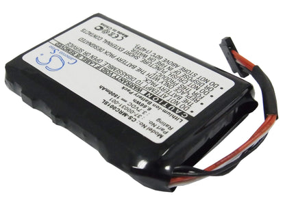 3.7V, 1800mAh, Li-ion Battery fits Magellan, 2500t, Crossover, 6.66Wh