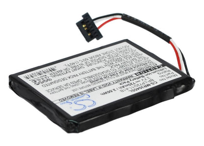 3.7V, 720mAh, Li-ion Battery fits Becker, Active 43 Talk, Active 43 Traffic, 2.664Wh