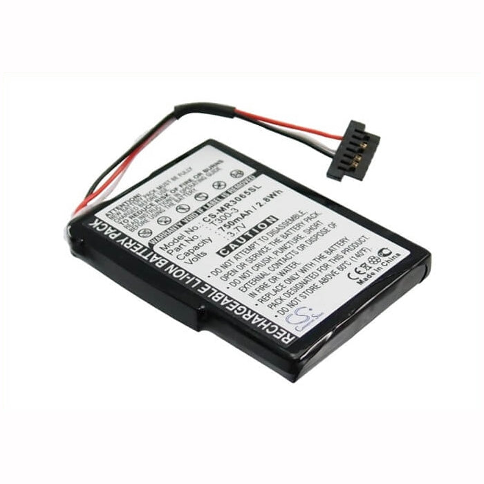 3.7V, 750mAh, Li-ion Battery fits Magellan, Rm5220sgluc, Roadmate 3055, 2.775Wh