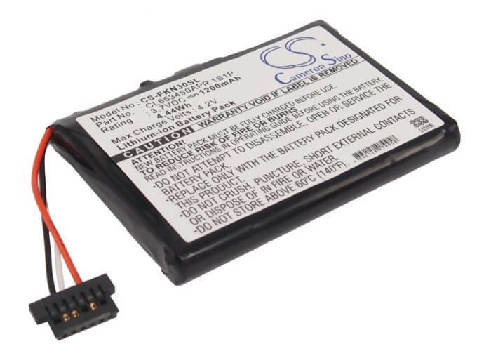 3.7V, 1200mAh, Li-ion Battery fits Falk, E30, E60, 4.44Wh