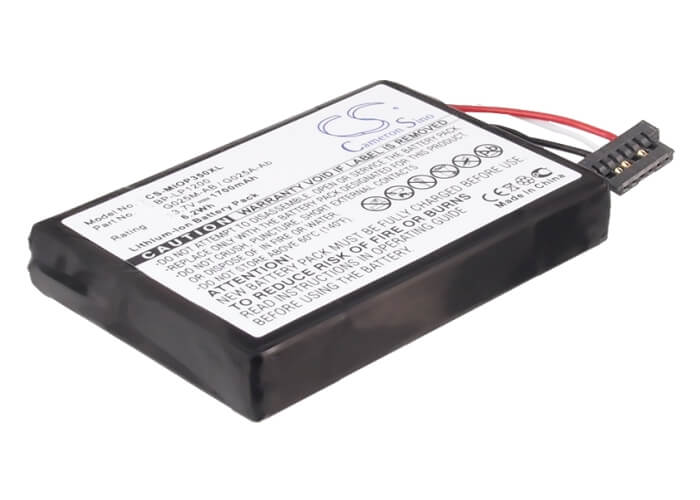 3.7V, 1700mAh, Li-ion Battery fits Navman, Pin, Praktiker Looxmedia 6500, 6.29Wh