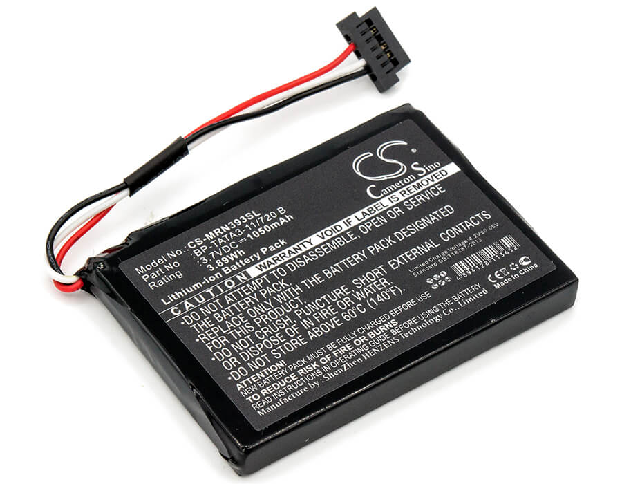 3.7V, 1050mAh, Li-ion Battery fits Mio, Moov M410, 3.885Wh