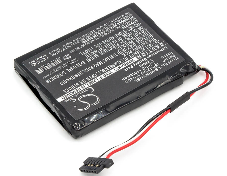 3.7V, 1050mAh, Li-ion Battery fits Mio, Moov M410, 3.885Wh