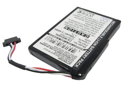 3.7V, 720mAh, Li-ion Battery fits Navman, Mio Spirit 300, S300, 2.664Wh