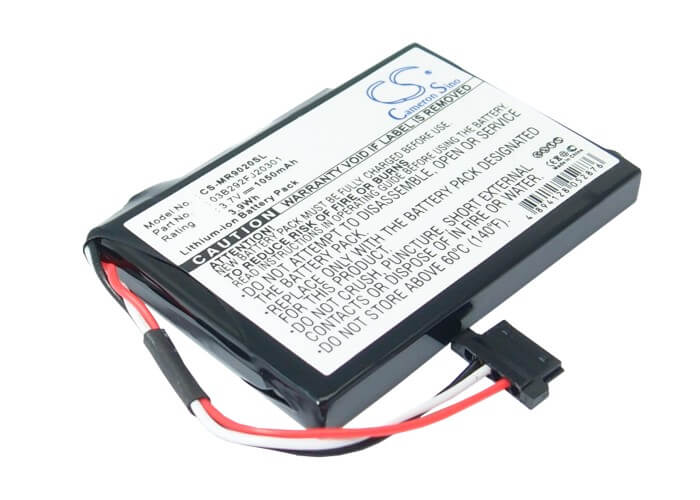 3.7V, 1050mAh, Li-ion Battery fits Magellan, Roadmate 9020, Roadmate 9020tlm, 3.885Wh