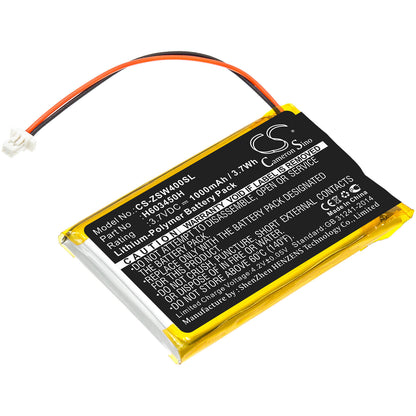3.7V, 1000mAh, Li-Polymer Battery fits Izzo, Swami 4000, Swami 4000 Golf Gpsa43094, 3.7Wh