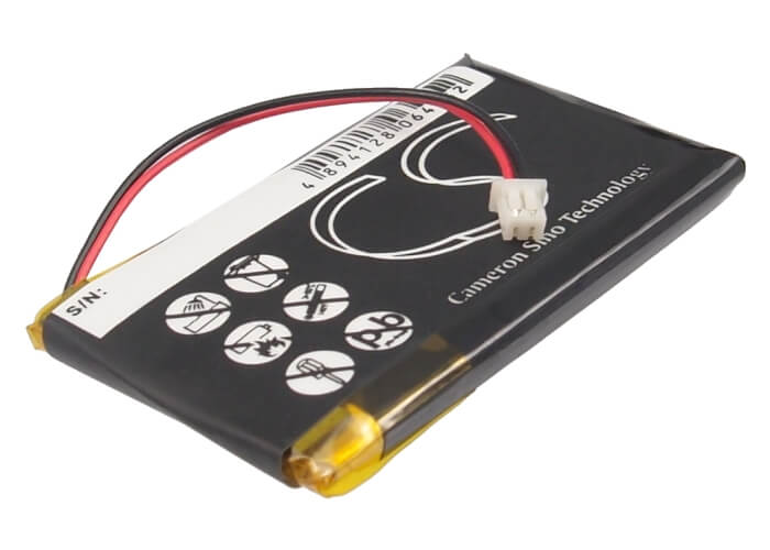 3.7V, 700mAh, Li-Polymer Battery fits Navgear, Gt35, Gt-35 3d, 2.59Wh