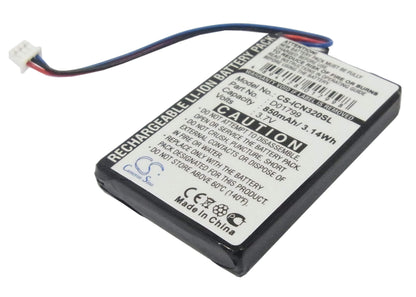 3.7V, 850mAh, Li-ion Battery fits Navman, Icn320, Icn330, 3.145Wh