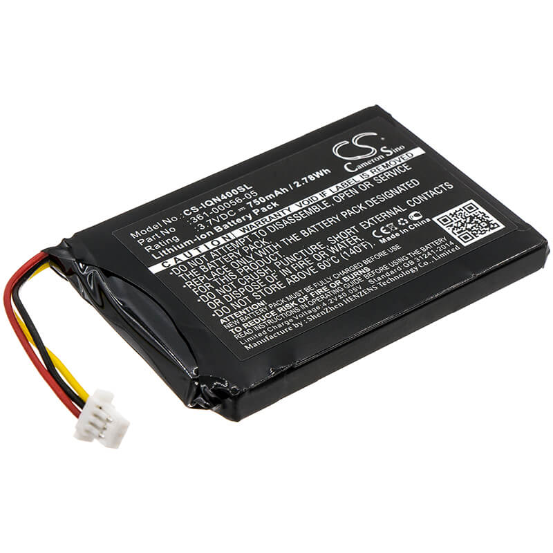 3.7V, 750mAh, Li-ion Battery fits Garmin, 2689lmt 6-inch, Nuvi 2689lmt, 2.775Wh
