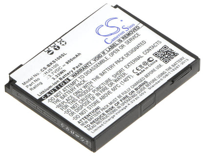 3.7V, 900mAh, Li-ion Battery fits Becker, Hjs 100, Hjs-100, 3.33Wh
