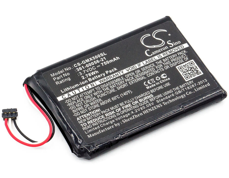 3.7V, 750mAh, Li-ion Battery fits Garmin, 010-01531-00, Driveassist 50 Lmt-d, 2.775Wh