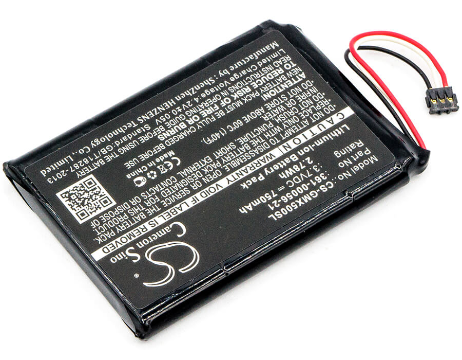 3.7V, 750mAh, Li-ion Battery fits Garmin, 010-01531-00, Driveassist 50 Lmt-d, 2.775Wh