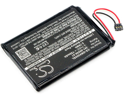 3.7V, 750mAh, Li-ion Battery fits Garmin, 010-01531-00, Driveassist 50 Lmt-d, 2.775Wh