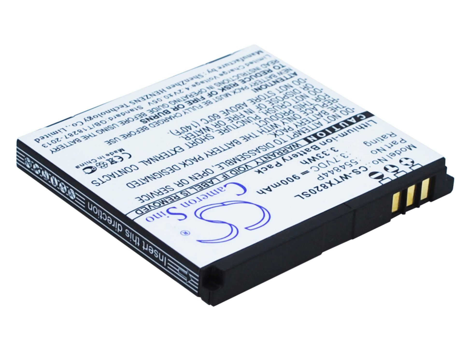 3.7V, 800mAh, Li-ion Battery fits Curtis, Gpd 430 Gps, Gpd430, 2.96Wh