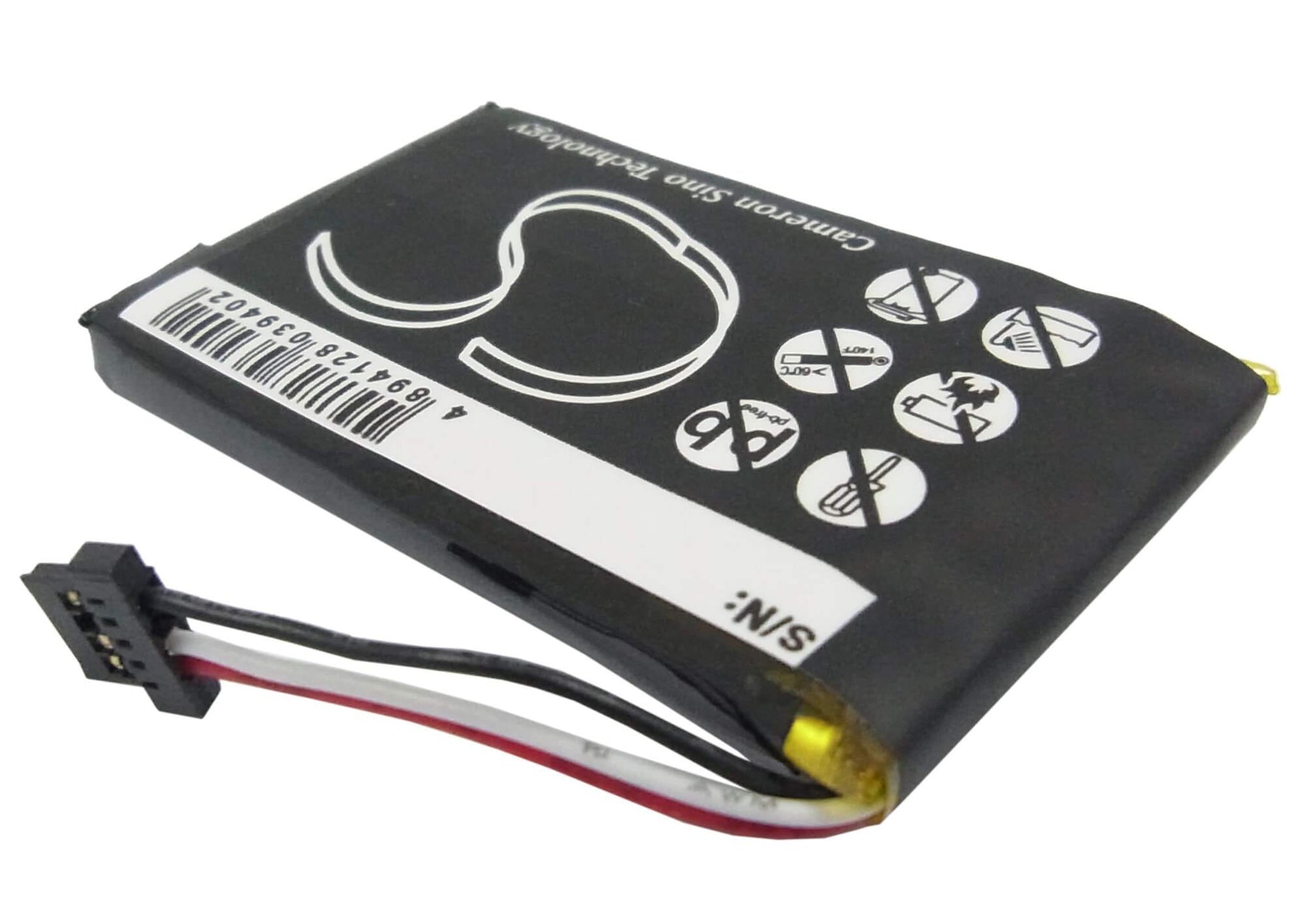 3.7V, 700mAh, Li-Polymer Battery fits Navigon, 20 Easy, 20 Plus, 2.59Wh