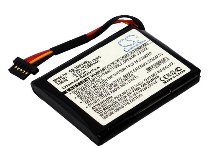 3.7V, 1100mAh, Li-ion Battery fits Tomtom, 4el0.001.01, Xl 340m Live, 4.07Wh