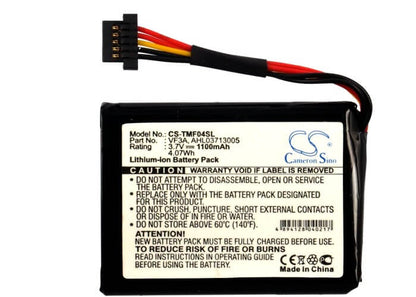 3.7V, 1100mAh, Li-ion Battery fits Tomtom, 4el0.001.01, Xl 340m Live, 4.07Wh
