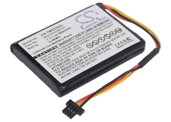 3.7V, 800mAh, Li-ion Battery fits Tomtom, 1ef0.017.03, 1et0.052.09, 2.96Wh