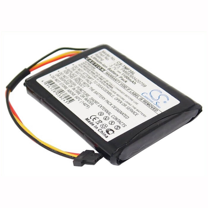 3.7V, 1100mAh, Li-ion Battery fits Tomtom, Go Xl330s, Quanta, 4.07Wh