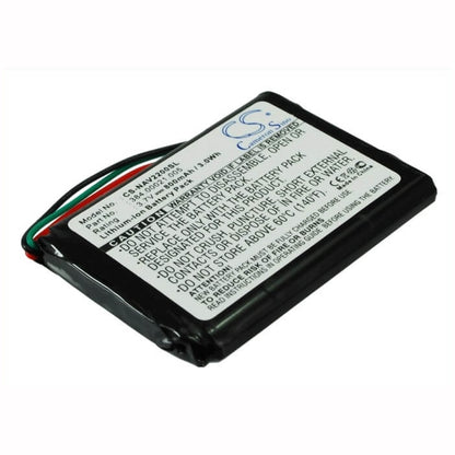 3.7V, 800mAh, Li-ion Battery fits Navigon, 2200, 2200t, 2.96Wh