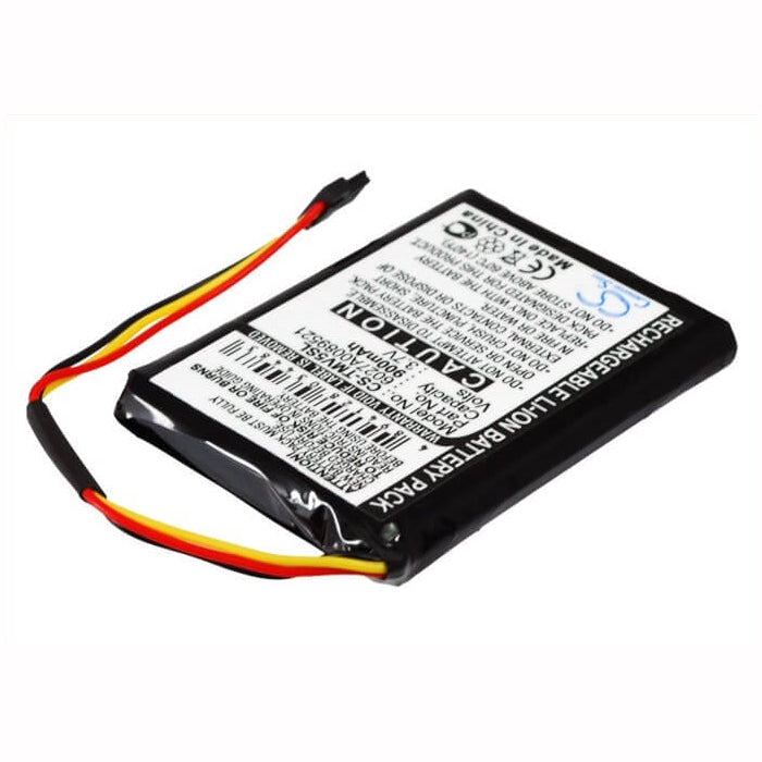 3.7V, 900mAh, Li-ion Battery fits Tomtom, 4ek0.001.01, One Iq, 3.33Wh