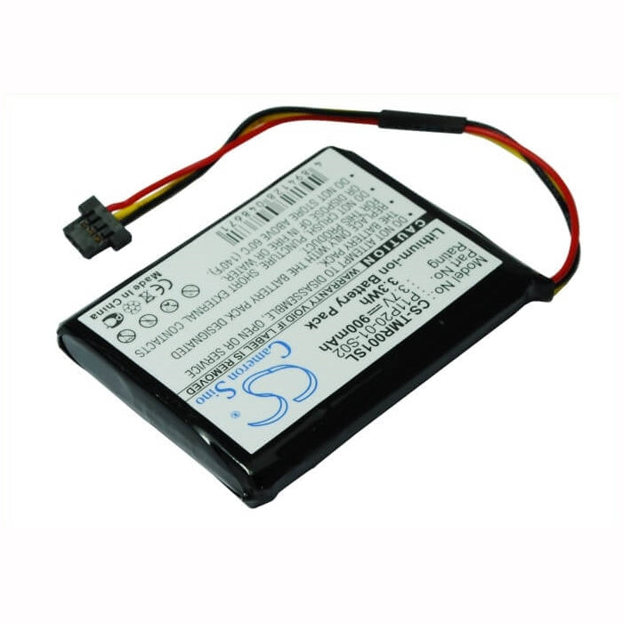3.7V, 900mAh, Li-ion Battery fits Tomtom, One Xxl 540s, Route Xl, 3.33Wh