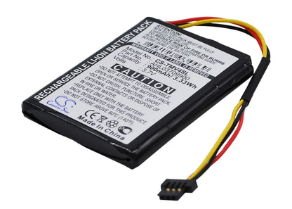 3.7V, 900mAh, Li-ion Battery fits Tomtom, 4ee0.001.22, One V4, 3.33Wh