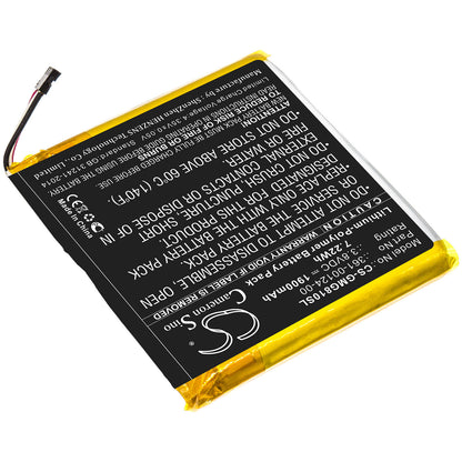 3.8V, 1900mAh, Li-Polymer Battery fits Garmin, Approach G80, 7.22Wh