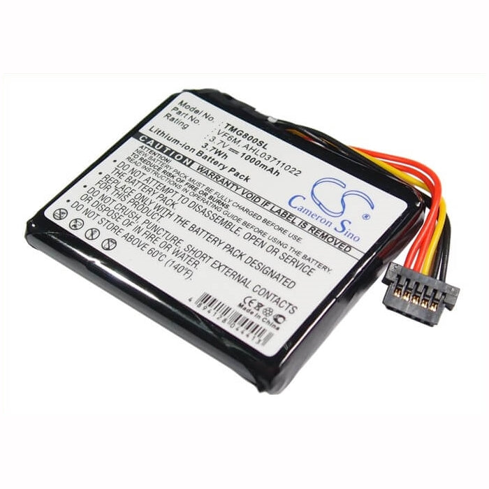 3.7V, 1000mAh, Li-ion Battery fits Tomtom, 4eh45, 4eh51, 3.7Wh