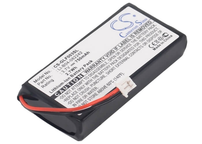 3.7V, 750mAh, Li-ion Battery fits Golf Buddy, Dsc-gb100k, Plus, 2.775Wh