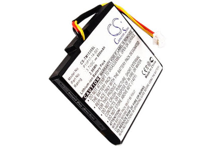 3.7V, 800mAh, Li-ion Battery fits Tomtom, 1en5.052.08, Go Live 1535, 2.96Wh